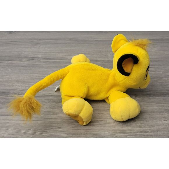 VTG 2002 Hasbro Disney Soft Purring Simba Yellow Plush Stuffed Animal Rare - Picture 4 of 13